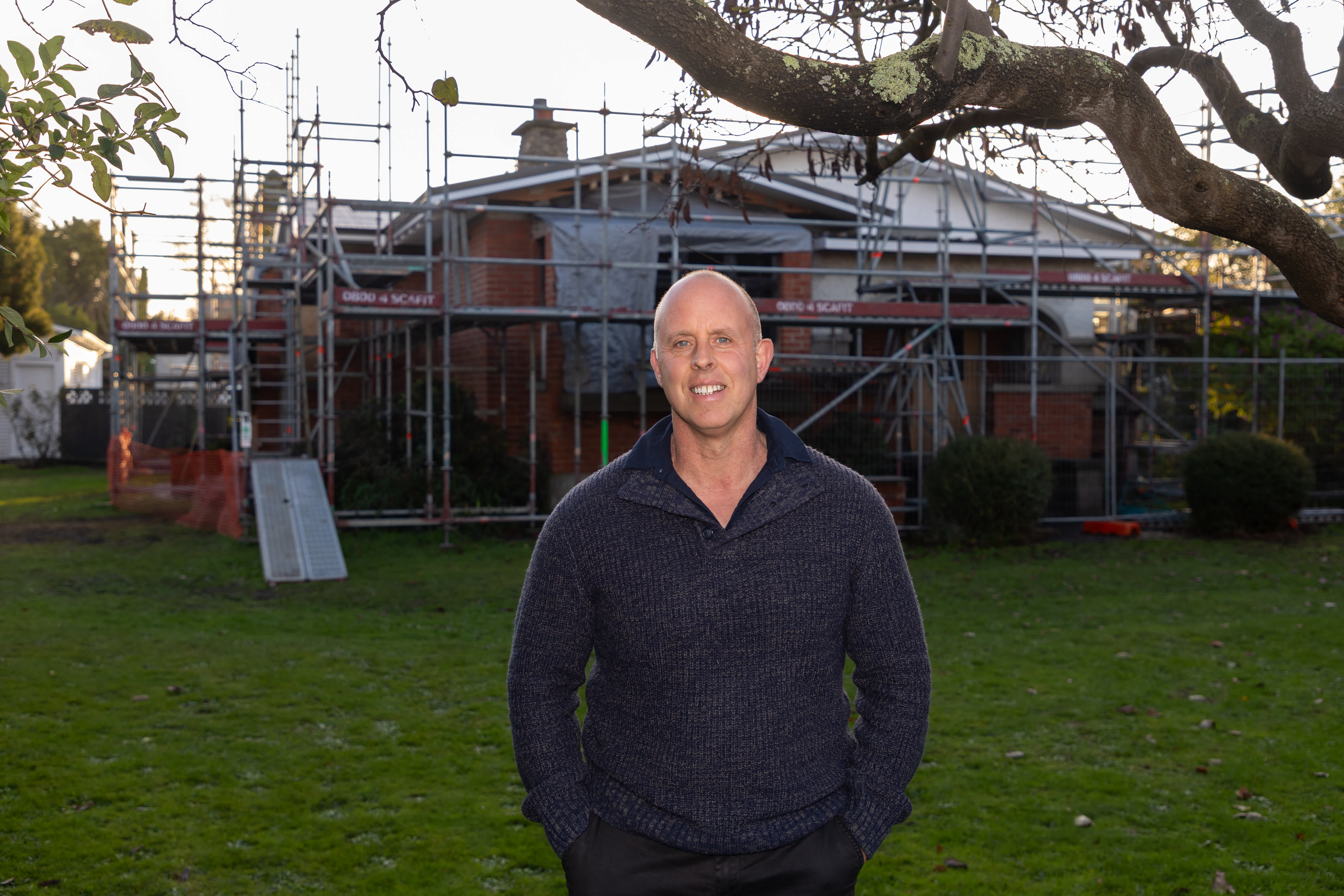 Mike experienced a devastating house fire and, as our customer, we rebuild his home.